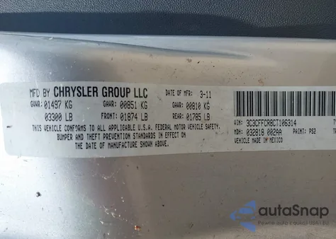 2012 Fiat 500 Lounge from USA, damaged, VIN 3C3CFFCR8CT106314